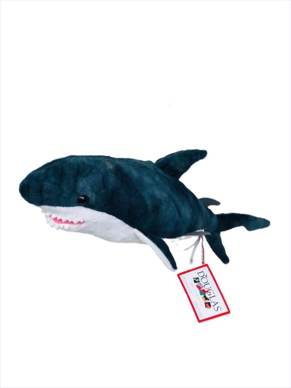 Douglas Plush Blue Shark Neptune Stuffed Animal 16" New w/Tag